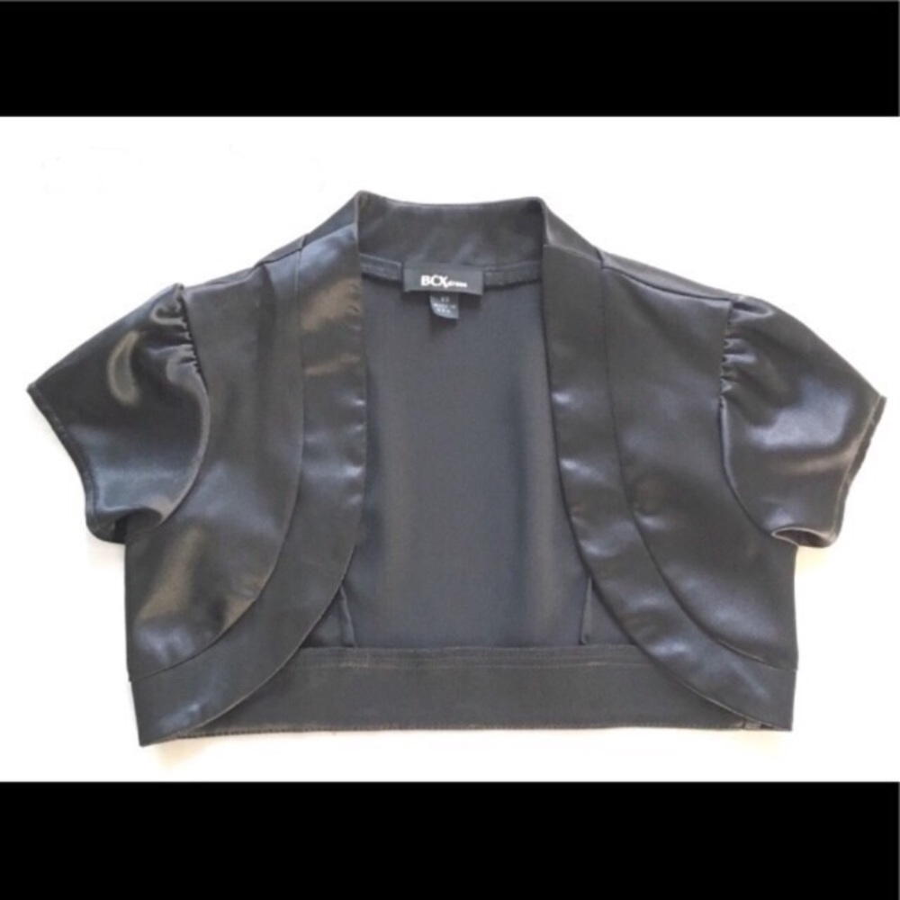 🌿Short Sleeve Satin Bolero Shrug Jacket